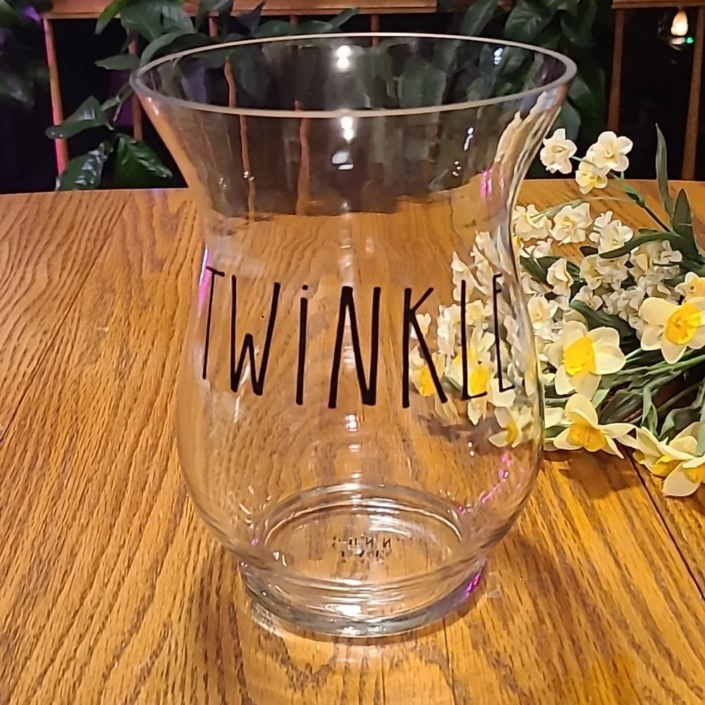 Rae Dunn TWINKLE Clear Vase
